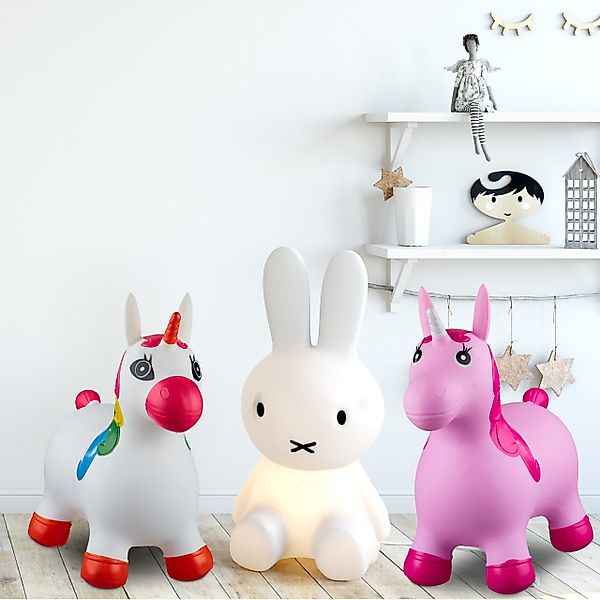 relaxdays Hüpfspielzeug Hüpftier Einhorn, Pink günstig online kaufen