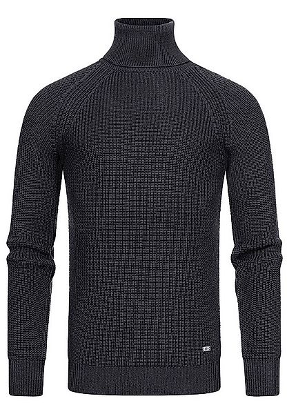 R-NEAL Rollkragenpullover Rollkragen Business Pullover Freizeit Grob-Strick günstig online kaufen