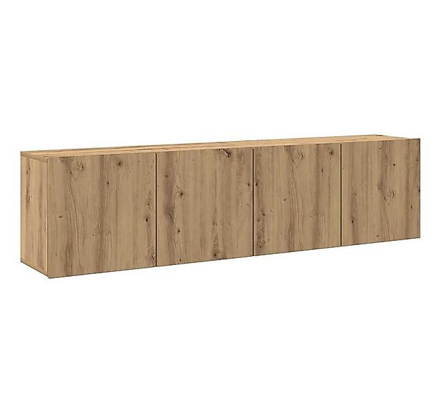 vidaXL TV-Wand TV-Wandschränke 2 Stk. Artisan-Eiche 80x30x41 cm, (2-St) günstig online kaufen