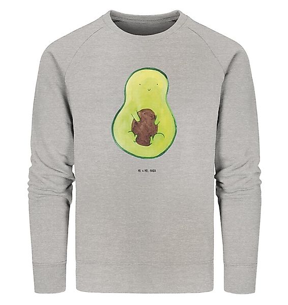 Mr. & Mrs. Panda Longpullover Avocado Kern Größe M - Heather Grey - Geschen günstig online kaufen