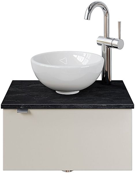 Saphir Waschtisch "Serie 6915 Waschschale mit Unterschrank für Gästebad, Gä günstig online kaufen