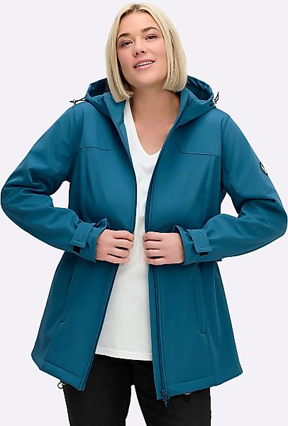 Sheego Softshelljacke mit Kapuze günstig online kaufen