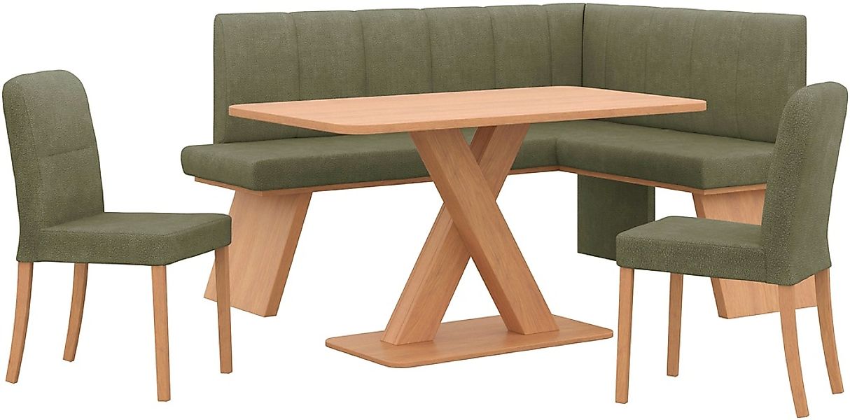 OTTO home Eckbankgruppe "Nina" Set, 4er, 4 Stk. tlg. Sitzgruppe Esszimmer S günstig online kaufen