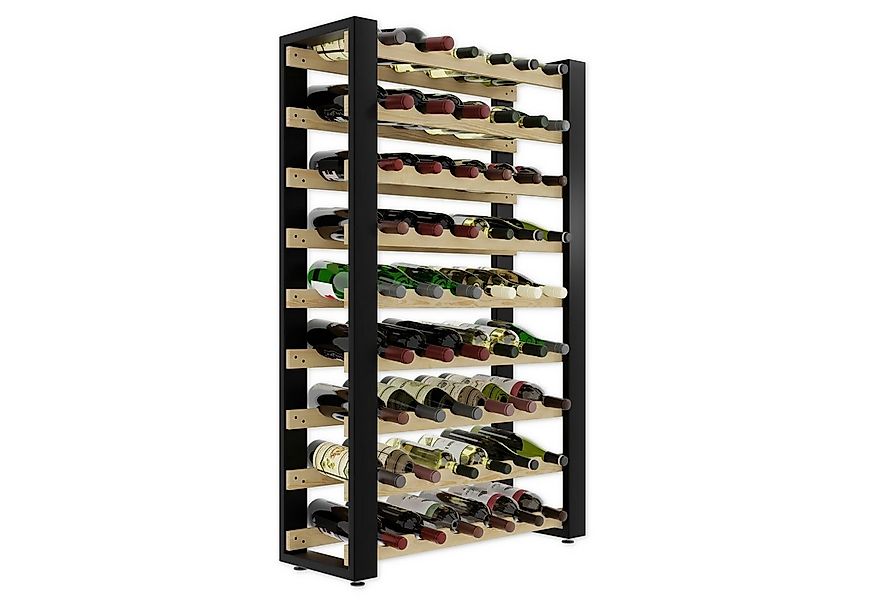 Lenmar Weinregal LOFT Weinregal aus Holz,Flaschenregal,Kellerregal,Regale,W günstig online kaufen