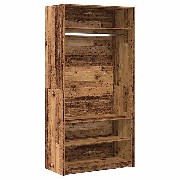 vidaXL Kleiderschrank Altholz-Optik 100x50x200 cm Holzwerkstoff 3318624 günstig online kaufen