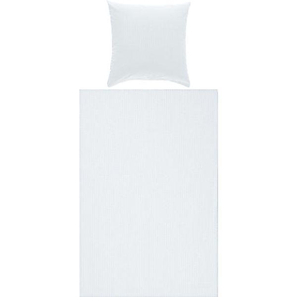 Erwin Müller Bettwäsche Bettwäsche "Rosenheim", Seersucker, Uni günstig online kaufen