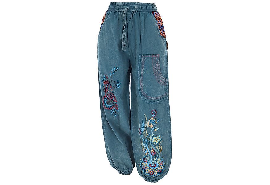 Guru-Shop Relaxhose Weite Pluderhose mit breitem Bund und.. Ethno Style, al günstig online kaufen