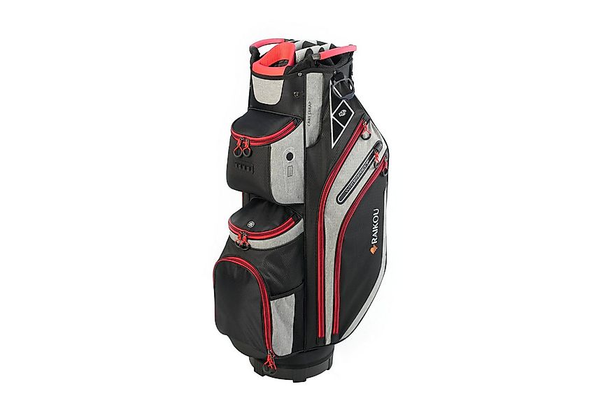RAIKOU Golfballtasche Golf Cartbag Wasserdichte 14 fach Divider Trolley kom günstig online kaufen