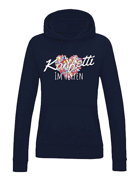 Youth Designz Kapuzenpullover "Konfetti im Herz" Damen Hoodie Pullover Stat günstig online kaufen