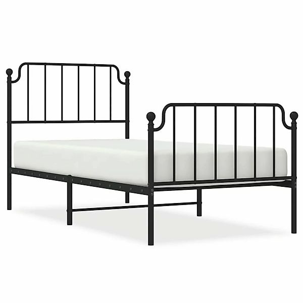 vidaXL Bett Bettgestell mit Kopf- und günstig online kaufen