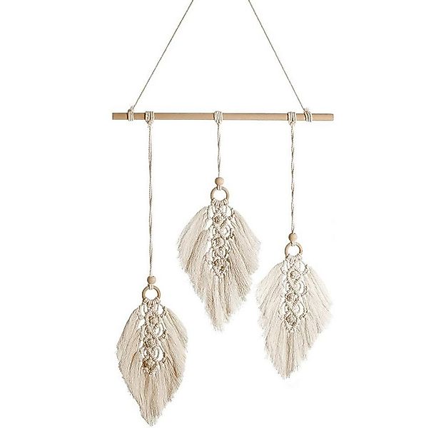 Coonoor Wanddekoobjekt Makramee Wandbehang, Boho Deko Handgewebt Wandteppic günstig online kaufen