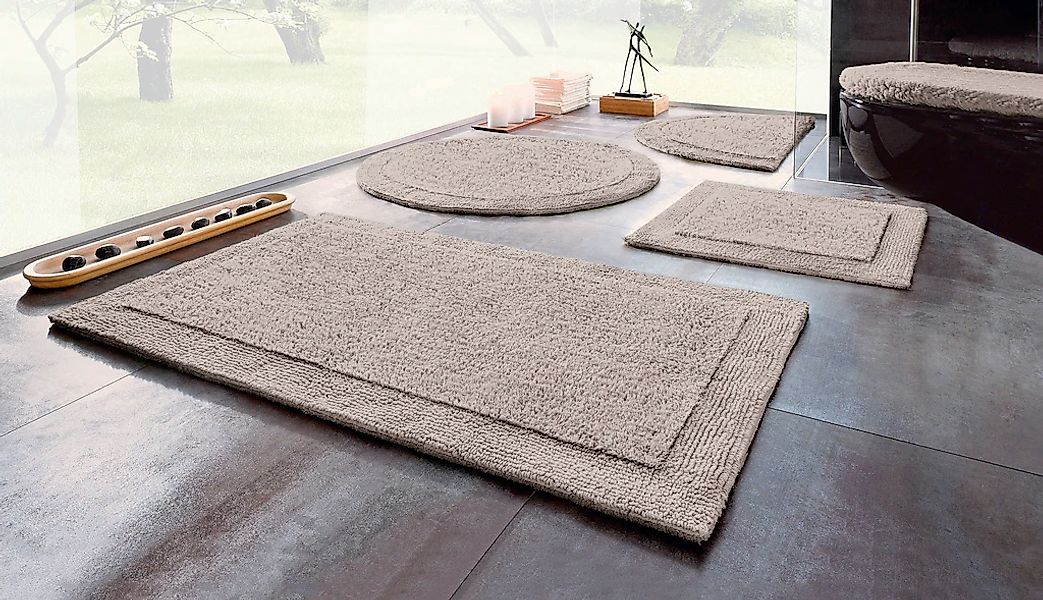 OTTO home Badematte "Kapra, Badvorleger, Badezimmer Teppich" Höhe 14 mm bei günstig online kaufen