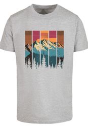 F4NT4STIC T-Shirt "Berg Sonnenuntergang Retro" Premium Qualität günstig online kaufen