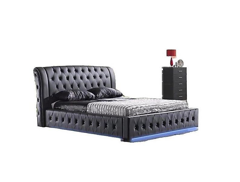 JVmoebel Bett Modernes Hotel Design Bett XXL Betten Luxus Doppel Leder 180x günstig online kaufen