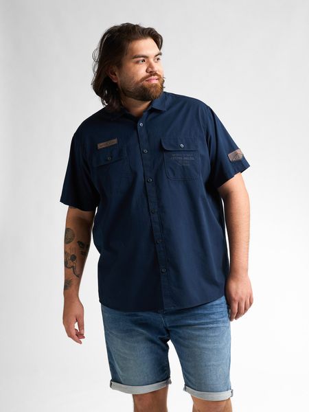 Petrol Industries Kurzarmhemd mit Stickereien günstig online kaufen