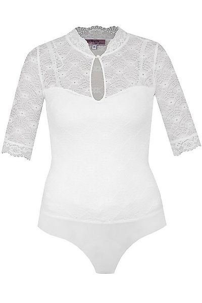 MarJo Dirndlbluse Dirndlbody 'Hallerndorf' Halbarm, Offwhite günstig online kaufen