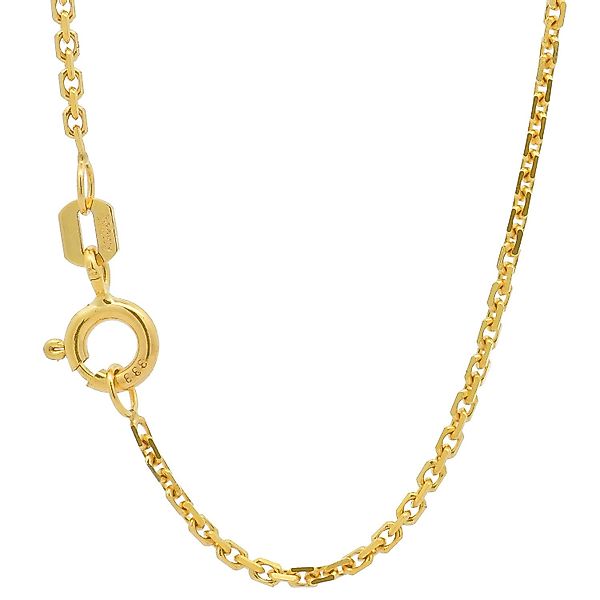 HOPLO Goldkette Ankerkette diamantiert Länge 36 günstig online kaufen