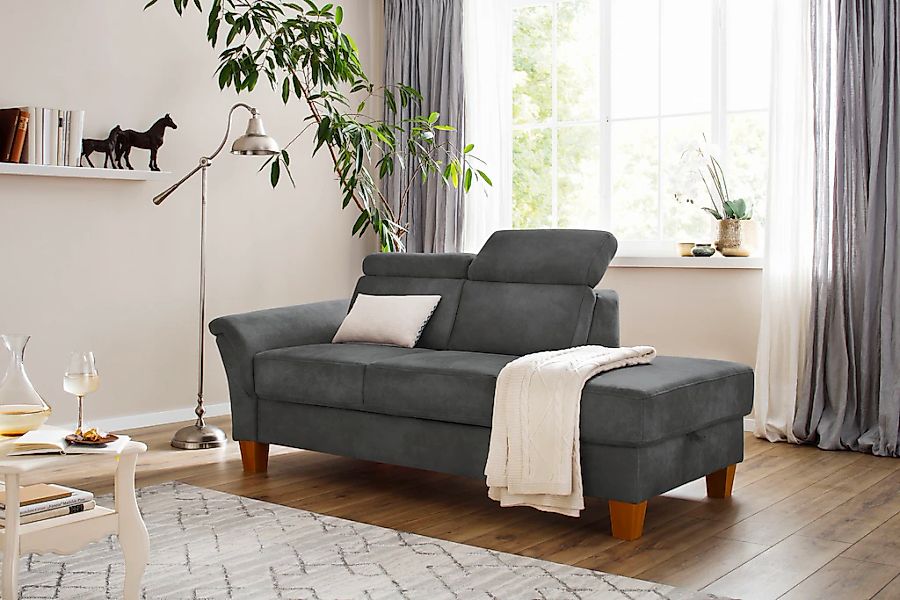 Home affaire Recamiere "Conville" incl. Kopfteilverstellung, Federkern, wah günstig online kaufen