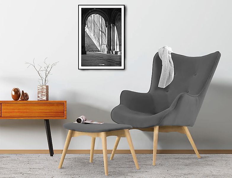 Home affaire Sessel "Egense" wahlweise mit oder ohne Hocker günstig online kaufen