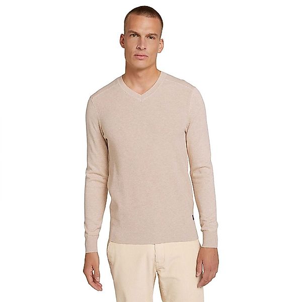Tom Tailor 1028748 Pullover XL Soft Sand Beige Melange günstig online kaufen