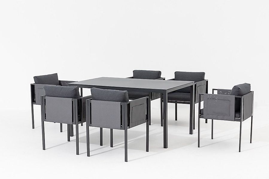 Primaster Garten-Essgruppe Primaster Garten-Essgruppe Ascona Stahl günstig online kaufen