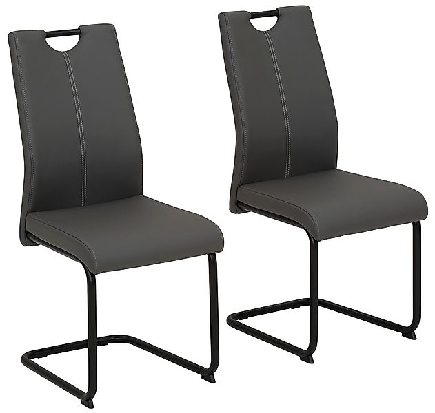 HELA Freischwinger "CORA", (Set), 2 St., Tragegriff in schwarz günstig online kaufen