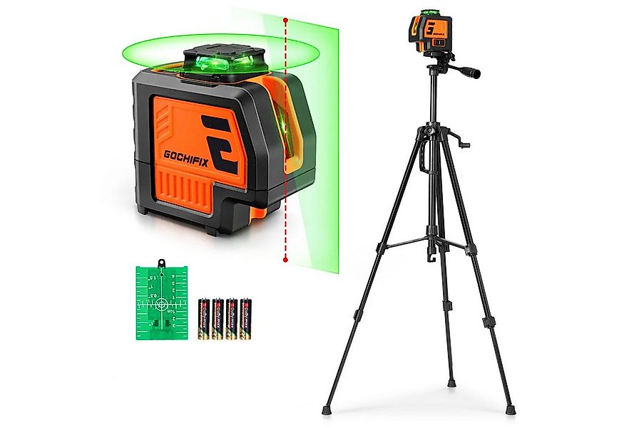 Insma Laserwasserwaage 5 Linien Nivelliergerät Kreuzlinienlaser hohe Präzis günstig online kaufen
