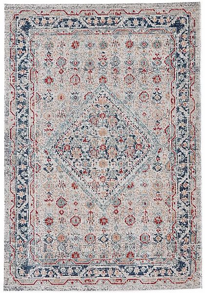 carpetfine Teppich "Noah 3" rechteckig 3 mm Höhe Orient Vintage Look, Wohnz günstig online kaufen