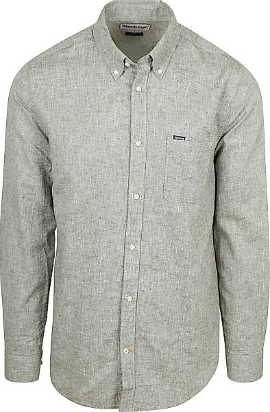 Barbour Shirt Nelson Tailored Grün - Größe M günstig online kaufen
