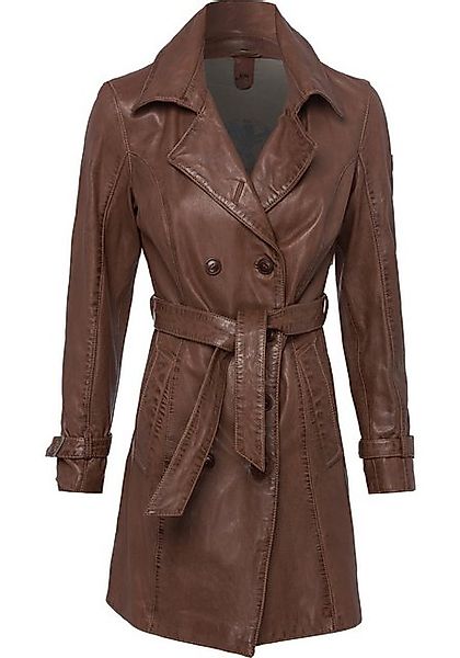 Mauritius Ledermantel GWTaresa (2-tlg., mit Bindegürtel) Leder-Trenchcoat m günstig online kaufen