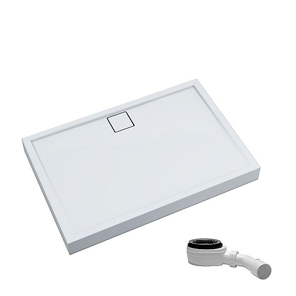 Aquabad® Duschwanne Komplettset FINCA, Rechteck, Acryl, günstig online kaufen
