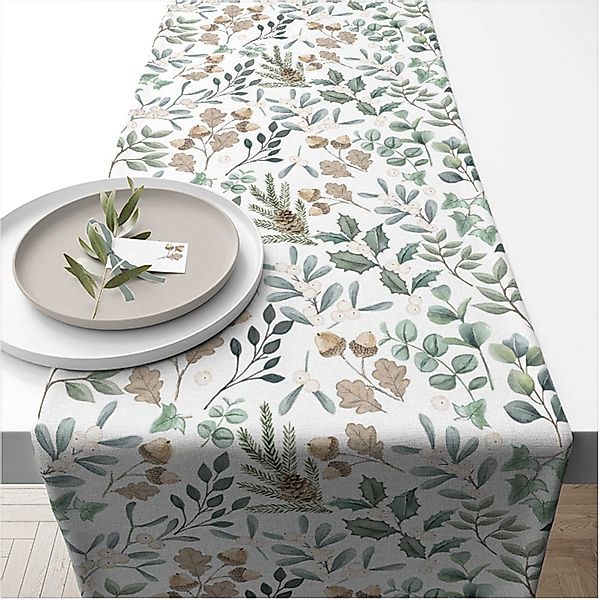 Ambiente® Tischläufer Collection of leaves (1-tlg, günstig online kaufen