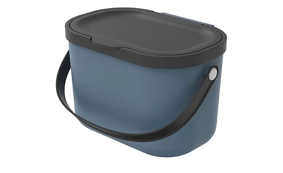 Rotho Müllsystem  Albula ¦ blau ¦ Kunststoff ¦ Maße (cm): B: 22,2 H: 17,2 T günstig online kaufen