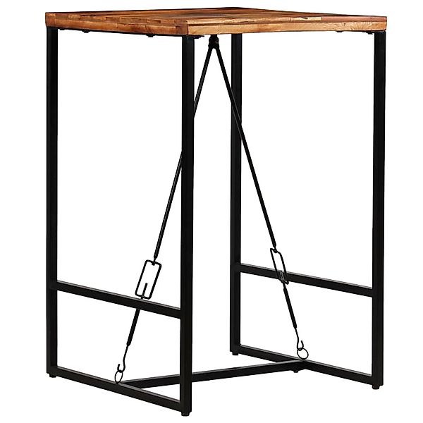 vidaXL Bartisch Altholz Massiv 70x70x106 cm günstig online kaufen