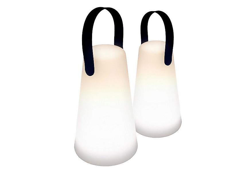 Goods+Gadgets LED Tischleuchte Outdoor Akku Lampe kabellos, LED fest integr günstig online kaufen