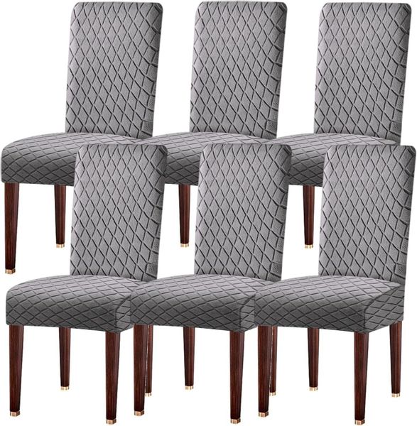 Coonoor Stuhlhusse geschwungener Stuhlbezug,Elastischer Jacquard-Esszimmers günstig online kaufen