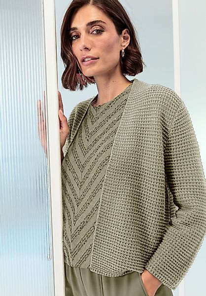 bianca Strickjacke VALENTE in moderner Strickoptik günstig online kaufen