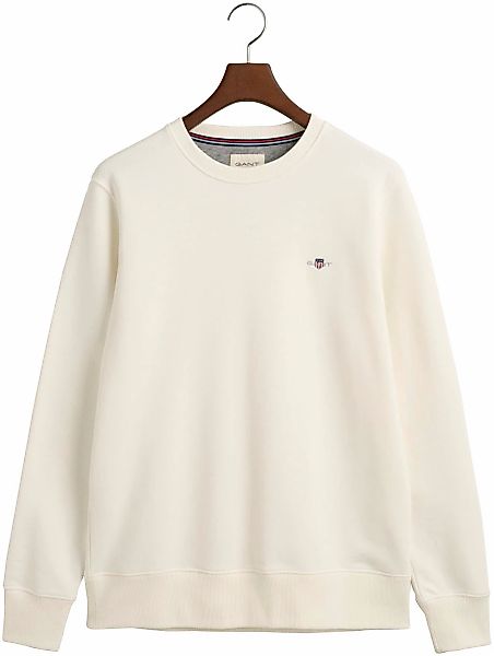 Gant Sweatshirt "REG SHIELD C-NECK SWEAT" mit Logostickerei auf der Brust günstig online kaufen