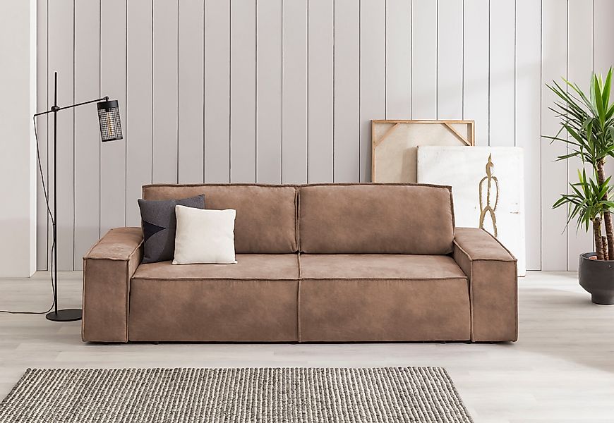 Home affaire 3-Sitzer SHERWOOD Schlafsofa (257cm) günstig online kaufen