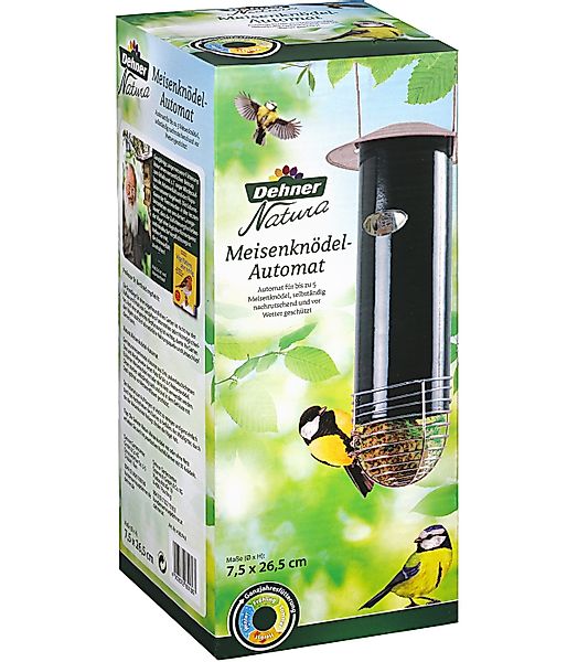 Dehner Vogelhaus Natura Premium Meisenknödel Futterautomat, günstig online kaufen