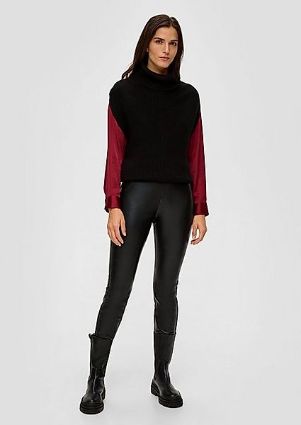 s.Oliver 7/8-Leggings Extra Slim: Leggings in Leder-Optik günstig online kaufen