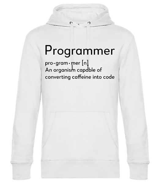 Programmer Definition · Unisex Premium Hoodie günstig online kaufen