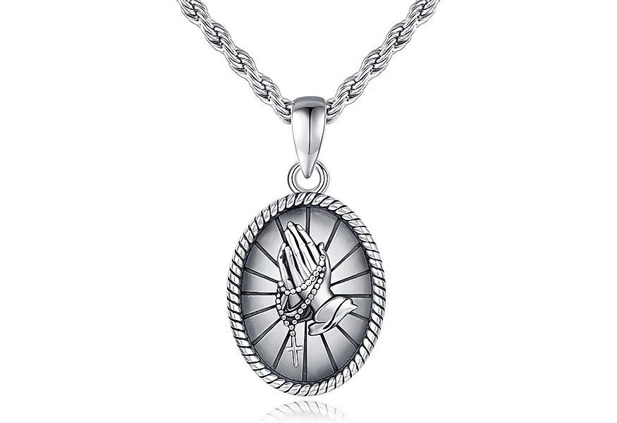 LuxusKollektion Kette und Anhänger Set Halskette Sterlingsilber St Christop günstig online kaufen