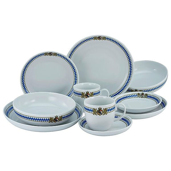 CreaTable Kombiservice Allround - LOVE BAVARIA weiß Porzellan 10 tlg. günstig online kaufen