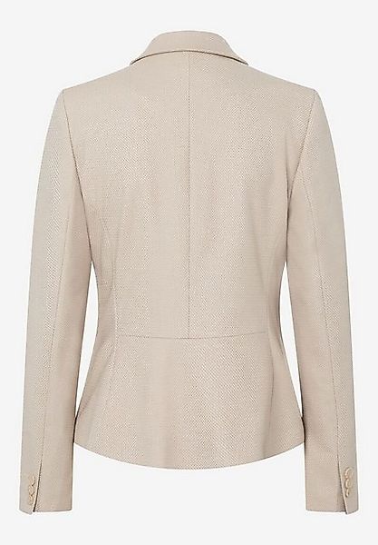 MORE&MORE Sweatblazer Struktur-Blazer beige Frühjahrs-Kollektion günstig online kaufen