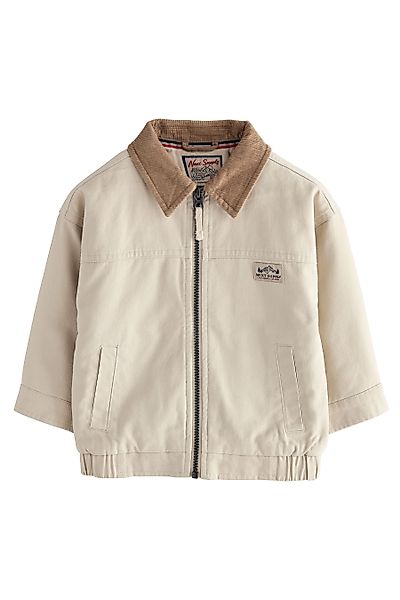 Next Bomberjacke Canvas-Bomberjacke mit Cordkragen (1-St) günstig online kaufen