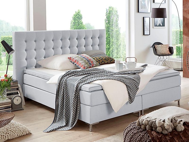 ATLANTIC home collection Boxspringbett Anni, mit Federkernmatratze und Topp günstig online kaufen