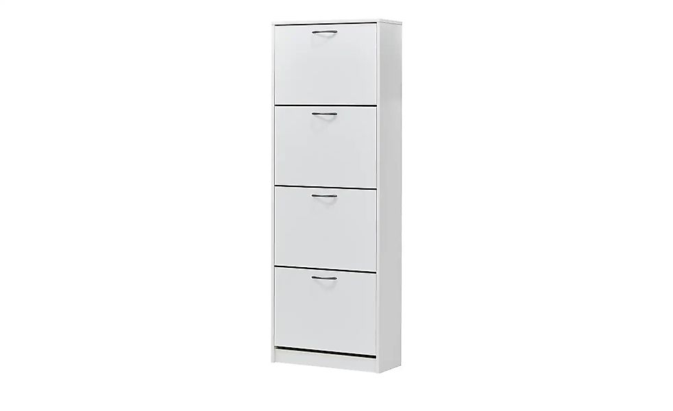 Schuhschrank   Mandello ¦ weiß ¦ Maße (cm): B: 58 H: 162 T: 25.0 Garderoben günstig online kaufen