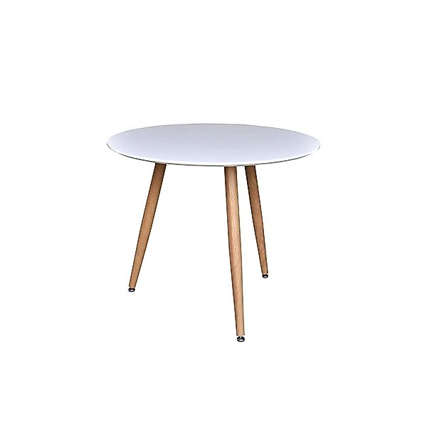 ebuy24 Polar Esstisch Ø90 cm Weiß günstig online kaufen