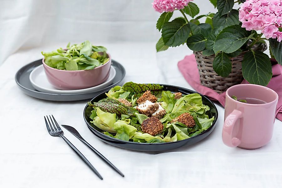 my home Kombiservice »Kosima«, (Set, 16 tlg., je 4 Teller flach, 4 Desserte günstig online kaufen